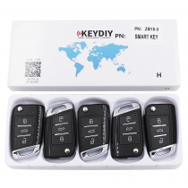 KEYDIY Remote key 3 button ZB15- 3 button smart key for KD900 URG200 KD-X2