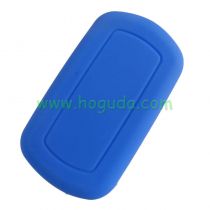 For Landrover 2 button Silicone case（blue）