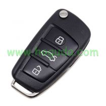 For Audi 3 button keyless go remote key 