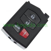For Mazda 3+1button  remote key blank