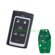 For Jeep Wagoneer 5+1 button keyless go smart remote key with NCF29A1M / HITAG AES / 4A CHIP 433MHz ASK FCC ID: M3NWXF0B1 IC: 7812A-WXF0B1  P/N: 68377534AB