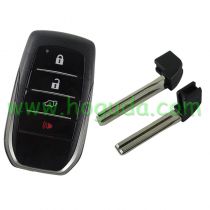 For Lexus 3+1button modified smart remote key blank