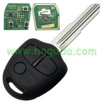 For Mitsubish 3 button remote key with  Right Blade  433MHZ ID46 CHIP