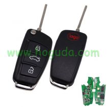 For Audi A6L Q7 3 button remote key with 8E chip & 868mhz