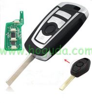 For BMW CAS2 system 4 button remote key with HU92 blade with PCF7946 Chip 868mhz  
