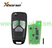 For XHORSE VVDI for Audi Style Universal Flip Remote Key With 3 Button  Wireless XKAU01EN