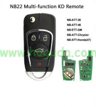 KEYDIY Remote key 4 button B22 for KD900 URG200 KD-X2