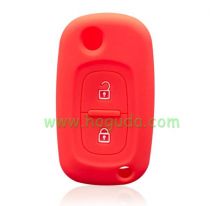 For Renault 2 button silicon case (black,blue ,red. Please choose the color)
