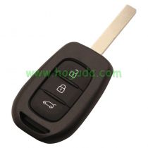 For Renault 3 button remote key VA2 blade with 434mhz PCF7961M(HITAG AES)chip 
