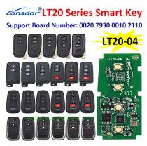 Lonsdor LT20-04 Smart Key with key shell 8A+4D Adjustable Frequency For Toyota & Lexus 0010 0020 7930 2110 Support K518 & K518ISE & KH100+
