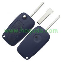 For Fiat 2 button remtoe key blank with special battery clamp Blue color  