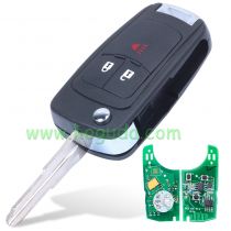 For Original Chevrolet Spark 3 button remote key with 433.92MHz FSK 8E Chip P/N: GM94543201