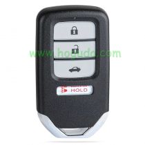 For Honda Accord 3+1 Button Smart Remote Car Key with 433Mhz 4A Chip FCC ID:  CWTWB1G0090