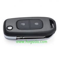 For Renault 2 button remote key blank with HU56R Blade