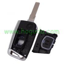 For VW Gof7 3 button remote key shell with Hu66 blade