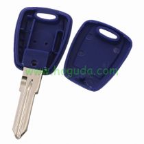 For Fiat transponder key blank blue color