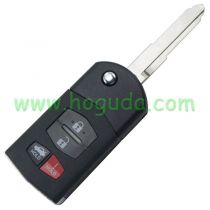 For Mazda 3+1 button remote key shell