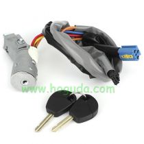 For Peugeot Car Ignition Key Auto Ignition Lock Starter Switch with 2 Keys 4162.CF Fits for Citroen Berlingo Peugeot Partner