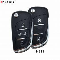 For Peugeot style KEYDIY NB11 2 button remote key