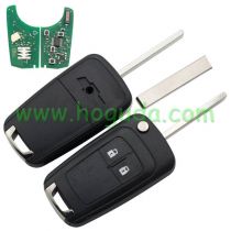 For Chevrolet， for Buick, for Opel,   2 Button remote key with 433mhz ID46 PCF7937E (PCF 7941E) Chip