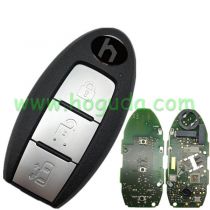 For Nissan 3 button remote key with 315mhz （for after 2016 car）  HITAG AES chip Continental :S180144601