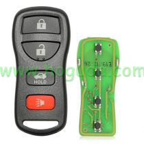 For Xhorse XKNI00EN Wire Remote Key Nissan Separate 4 Buttons English