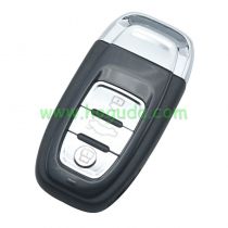 For Audi  3 button remote key shell with blade with stove-varnish cover