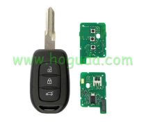 For Renault 3B remote key with 434mhz PCF7961M(HITAG AES)chip for Renault Sandero Dacia Logan  
