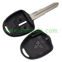 For Mitsubish 3 button remote key blank with Left Blade Without Logo