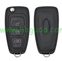 For Aftermarket Ford 3 Button remote key with 433.92Mhz FSK ID63 80bit Chip  BK2T-15K601-AA/AB/AC A2C53435329