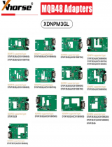 Xhorse XDNPM3GL MQB48 No Disassembly No Soldering 13 Full Set Adapters XDNPM3GL for VVDI PROG and Key Tool Plus Pad