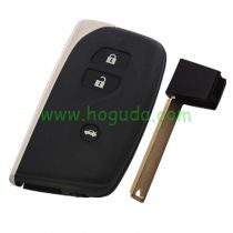 For Lexus 3 Button smart remote key blank TOY12