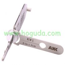 Original AKK Tools KW1 2 in 1 Decoder And Lock Picks Tool 
