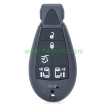 For Chrysler 5 button remote key with 433MHz PCF7941A ID46 Chip  P/N: 56046710AE / 56046710AF / 56046710AG For Chrysler Grand Voyager With Electronic Sliding Doors         2008-2013