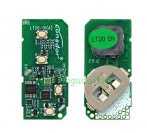 Lonsdor LT20-01 Smart Key with key shell 8A+4D Adjustable Frequency For Toyota & Lexus 3370 0140 A433 F433 5290 Support K518 & K518ISE & KH100+ Support Frequency: 312MHz/314.35MHz/315.12MHz/433.92MHz