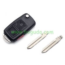 For Ford modified 2+1 button remote key （Original For Ford remote part and transponder key are separated,for 