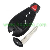 For Chrysler Dodge Ram  3+1 button remote key with 433Mhz ID46 PCF7961 Chip FCCID:GQ4-53T