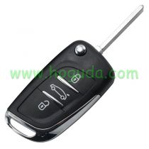 For Peugeot 3 button modified flip remote key blank with VA2 307 Blade- 3Button -Trunk- Without battery Holder (No Logo)