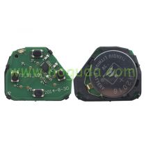 For Toyota corolla 3 button remote key with 433Mhz