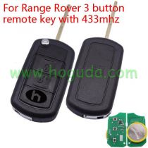 For Range Rover 3 button remote key  433mhz with 7935 Chip FCC ID: NT8-15K6014CFFTXA