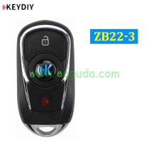 KEYDIY Remote key 3 button NB22-3 Smart  key for KD900 URG200 KD-X2