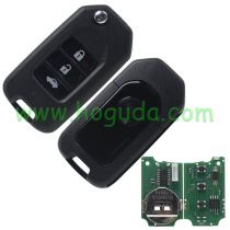 Honda style 3 button remote key B10-3 for KD300 and KD900 to produce any model  remote