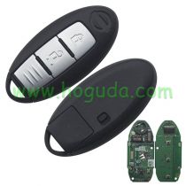 For nissan X-Trail 2 button remote keyless key, with434mhz,with hitag chip 7945mc chip