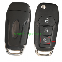 For Ford 3 button Flip Folding Remote Car Key Shell with HU101 Blade