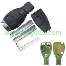 VVDI full key for Benz 3 button/4button remote  key with 315Mhz, The frequency can be changed to 433mhz