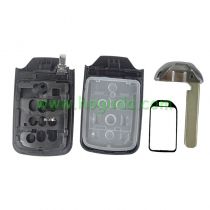 For Honda 4+1 button remote key blank