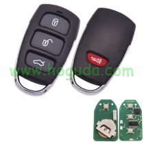 Hyundai style 3+1 button remote key B20-3+1 for KD300 and KD900 to produce any model  remote