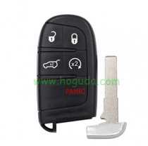For Chrysler Compass 4+1 button Remote Car Key with 433Mhz ASK 4A Chip FCCID: M3N-40821302