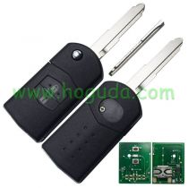 For Mazda 2 series 2 button remote key with 433Mhz with 4D63