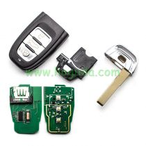 For Audi A4L, Q5 3 button remote key with 315Mhz and 7945 Chip  Mode